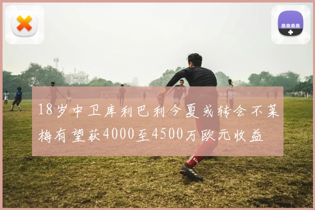 18岁中卫库利巴利今夏或转会不莱梅有望获4000至4500万欧元收益