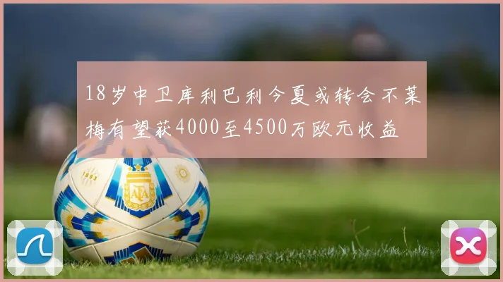 18岁中卫库利巴利今夏或转会不莱梅有望获4000至4500万欧元收益